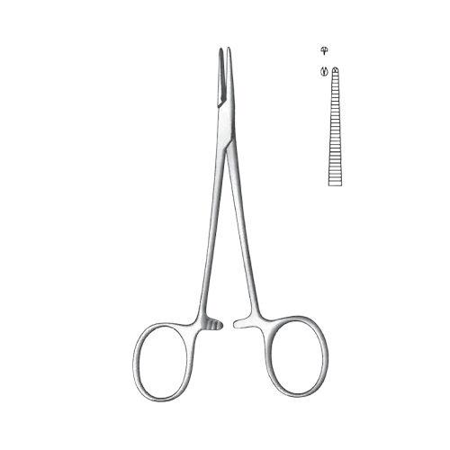 Halstead Instrument Halsted-Mosquito Artery Forcep (Normal) - 1:2 Teeth - Straight ...