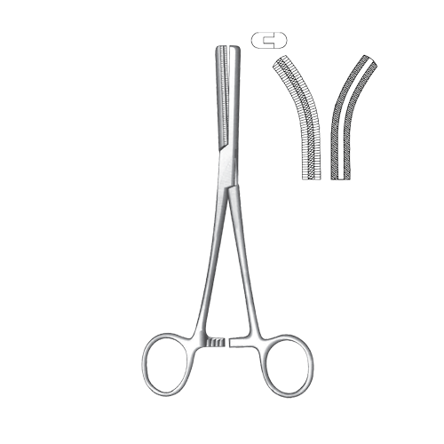 Fergusson Angiotribes Forcep - Curved – jenseninstruments