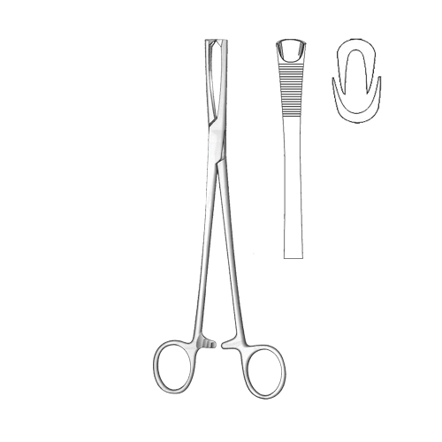Jacobs Tenaculum Forcep 21 cm / 8-1/4