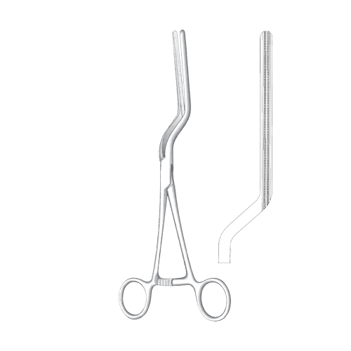 Brunner Intestinal Forceps Brunner Atrauma Intestinal & Stomach Forcep 24 cm / 9-1/2 ...