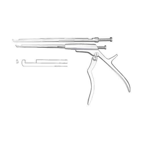 Jensen Intervertebral Disc Rongeur - 1 mm - Upward Cutting ...