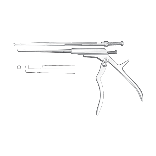 Jensen Intervertebral Disc Rongeur - 2 mm - Upward Cutting ...