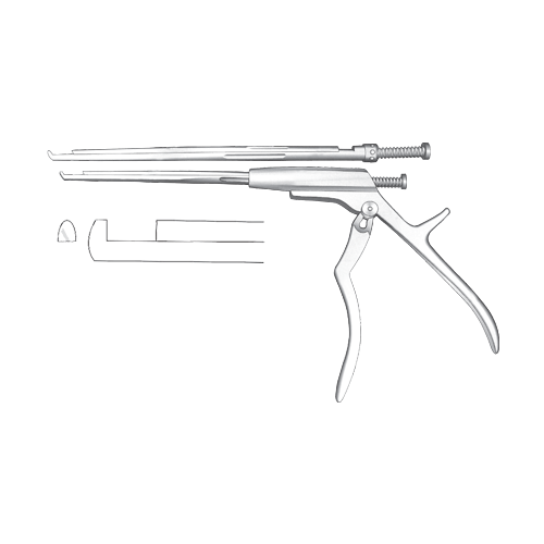 Jensen Intervertebral Disc Rongeur - 3 mm - Upward Cutting ...