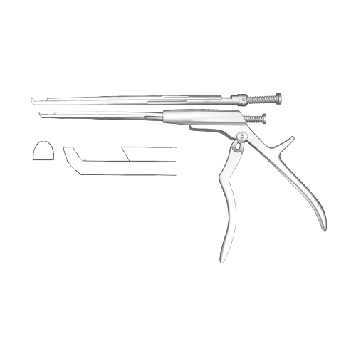 Jensen Intervertebral Disc Rongeur - 5 mm - Forward Cutting ...