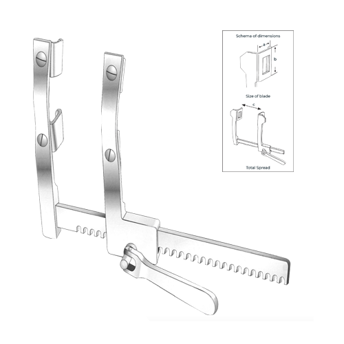 Morse Rib Spreader - 22 x 27 x 200 mm – jenseninstruments