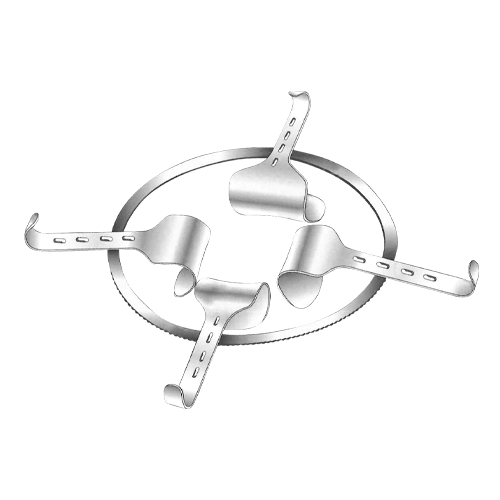 Kirschner Abdominal Retractor (Complete set, Consisting 1 Frame & 7 Bl ...