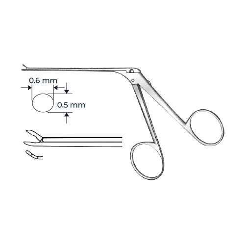 Micro Ear Forcep - 0.6 mm x 0.5 mm - Right – jenseninstruments