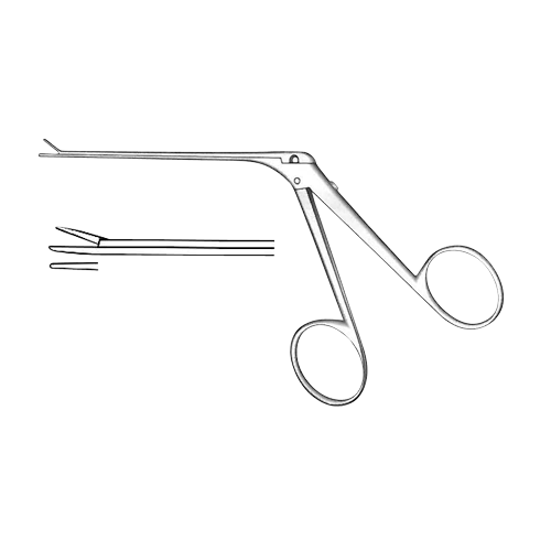 Micro Ear Forcep - 4.0 x 0.6 mm Tip - Straight - Black Finish ...